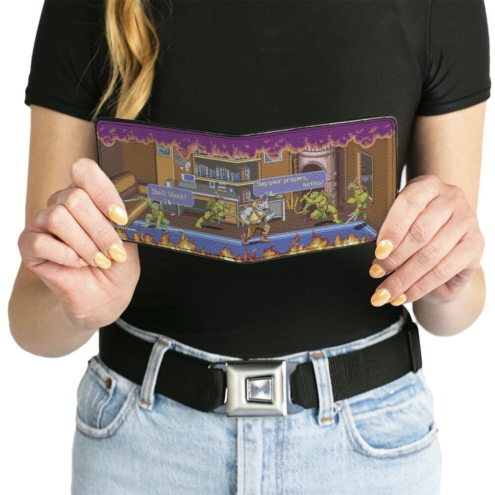 5333 Nickelodeon Wallet, Bifold, Teenage Mutant Ninja Turtles Battle - Picture 7 of 9